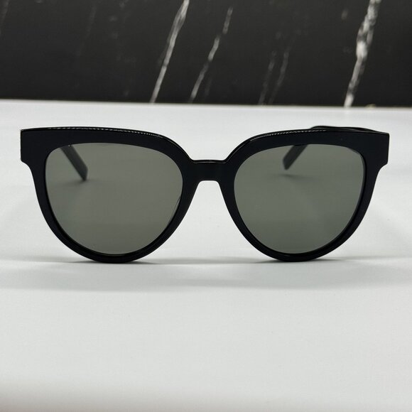 NEW SAINT LAURENT SL M28 003 WOMEN BLACK SUNGLASSES - Picture 2 of 8